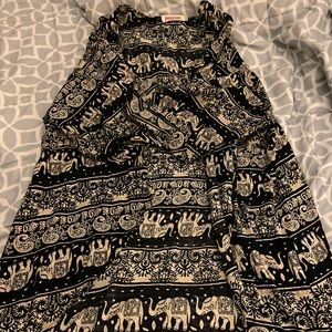 Persun elephant print cover up